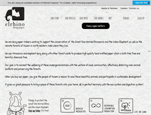 Tablet Screenshot of elrhinopaper.com